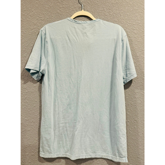 Men's Lucky Brand T-Shirt, Light Blue, Size M - Picture 3 of 6